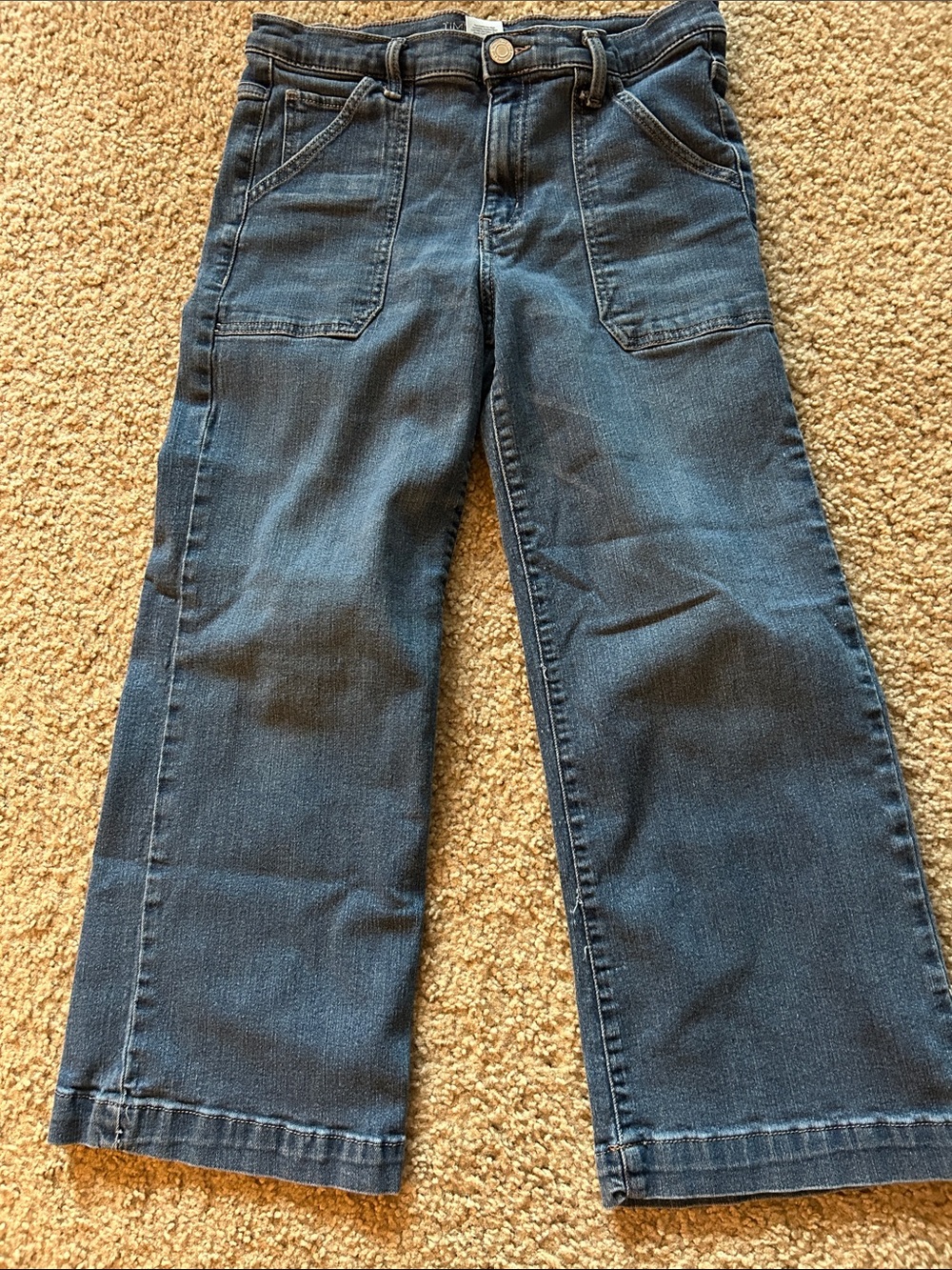 Medium Wash Wide Leg Jeans
